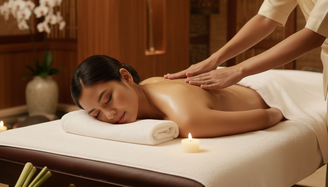Aromaöl Massage